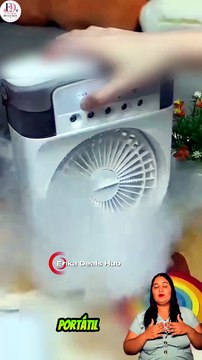 Mini Aire Acondicionado Portátil con Hielo | Enfriador de Aire Recargable