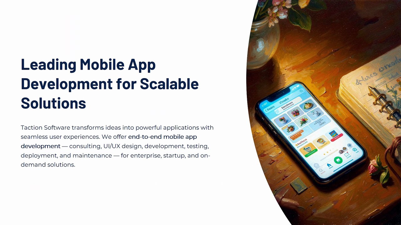 Best Mobile App Design and Development Company in USA and India - Taction Software
