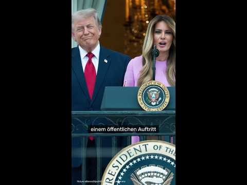Melania Trump: Blamage vor laufender Kamera - Melania weicht Trump-Kuss aus