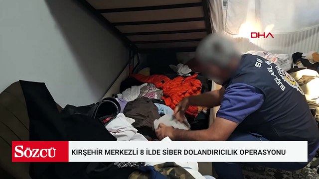 Kırşehir merkezli 8 ilde siber dolandırıcılık operasyonu: 18 tutuklama