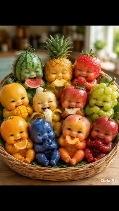 Which one are you feeling like today?​Hashtags:#fruitbabies #cutebutweird #foryou #fyp #trending #creativeart #fruitart #viralvideo #aesthetic #satisfying