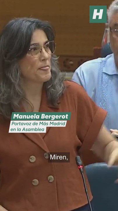 Manuela Bergerot (Más Madrid): "Nadie debería tener más de 10 casas, eso no es un derecho".