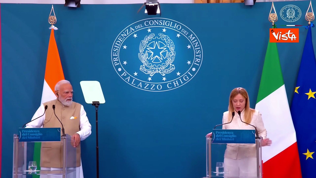 Meloni cita detto in indiano e poi chiede a Modi: Spero di avercela fatta
