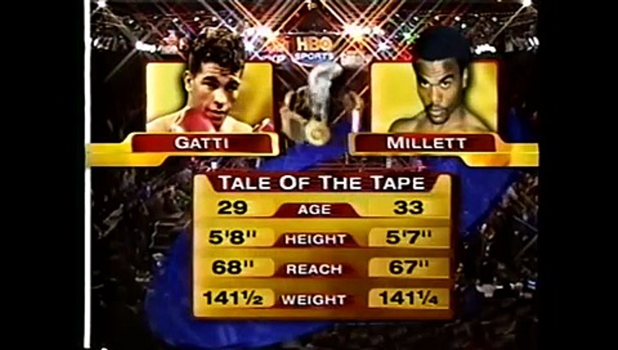 Arturo Gatti vs Terronn Millett + Lennox Lewis Interview - HBO 1-26-2002