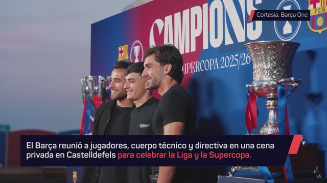 El discurso de Joan Laporta en la cena del Barça y la despedida de Lewandowski