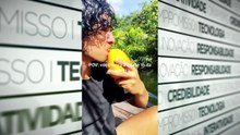 Jovem mostra em vídeo seu caminho para a academia