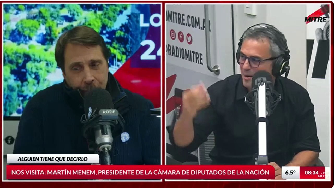 Martín Menem habló de la interna en la LLA: "Si el Presidente pensara eso, yo ya no estaría en este lugar"