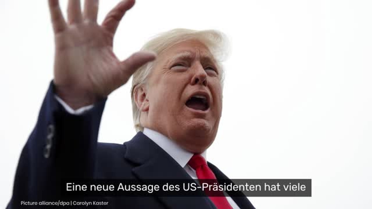 Donald Trump: 'Vielleicht bin ich 2032 noch hier' - Trump sorgt mit Macht-Satz für Entsetzen