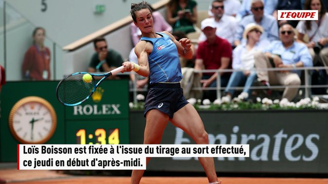 Loïs Boisson opposée au premier tour à la 22e mondiale Anna Kalinskaya, Sabalenka et Gauff dans la même moitié - Tennis - Roland-Garros