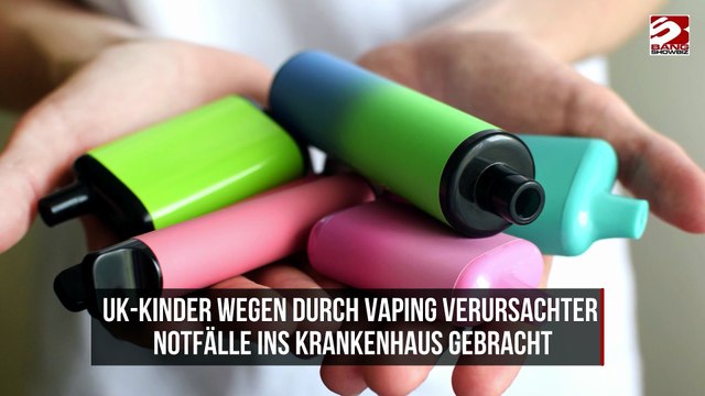 UK-Kinder wegen durch Vaping verursachter Notfälle ins Krankenhaus gebracht