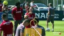 Osasuna sigue preparando el partido de Getafe