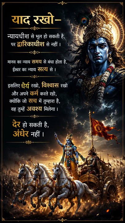 न्यायाधीश  से भूल हो सकती है पर द्वारकाधीश से नहीं / Motivational Video /Motivational Shorts And Reels /Candiddaily Dailymotion video