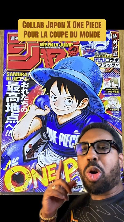 Collab One Piece X équipe du Japon pour la coupe du monde