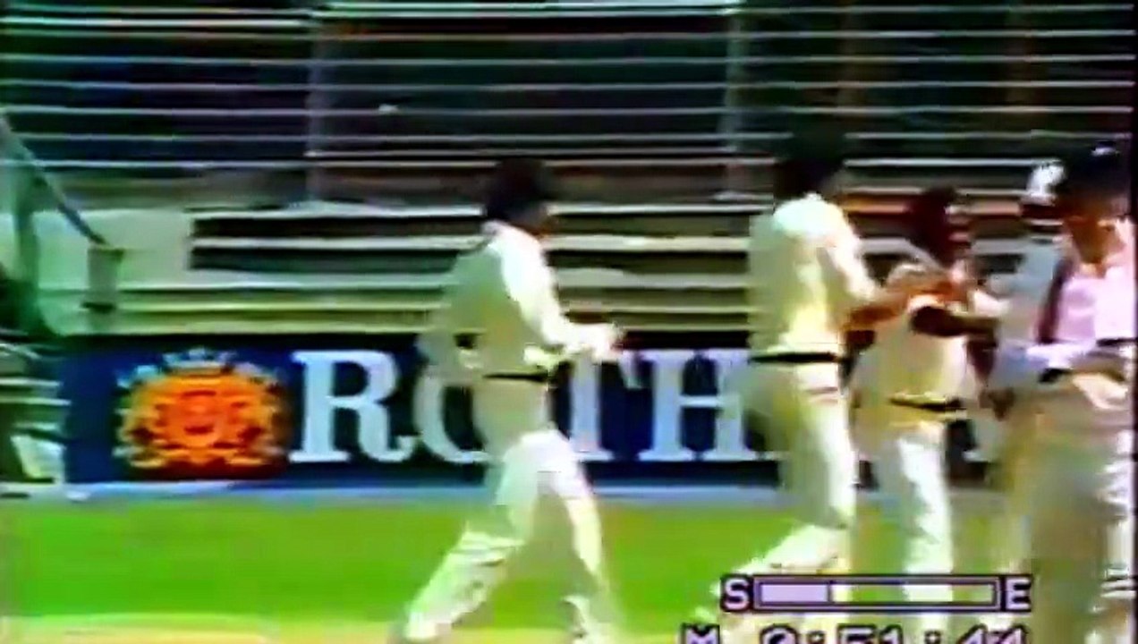 Mushtaq Muhammad 5 for 59 vs New Zealand Ist Test Christchurch Feb 1979