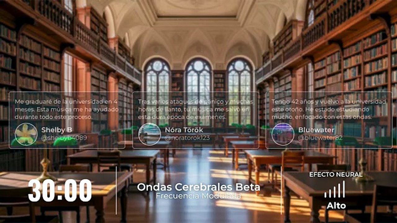 Música para estudiar  Ondas Beta  Mejorar la Concentración y Memorizar Rápido