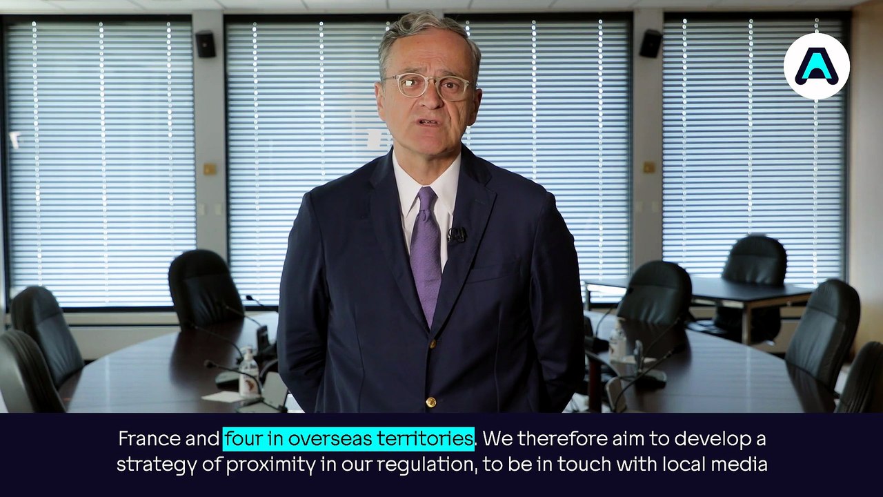 Arcom intervention president Roch-Olivier Maistre (in English)