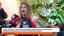 Moda, historia y creatividad: presentaron en Posadas una experiencia inspirada en otra época