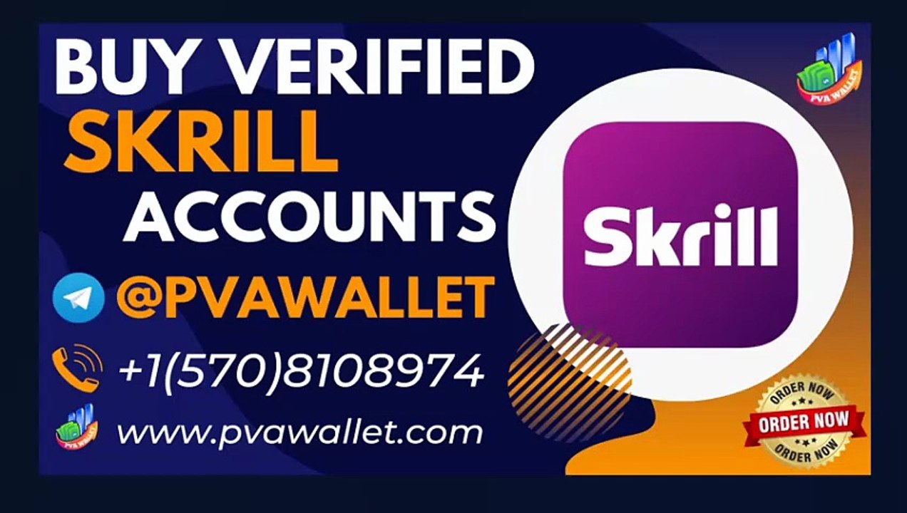 Trusted Verified Skrill Account for Global Transactions