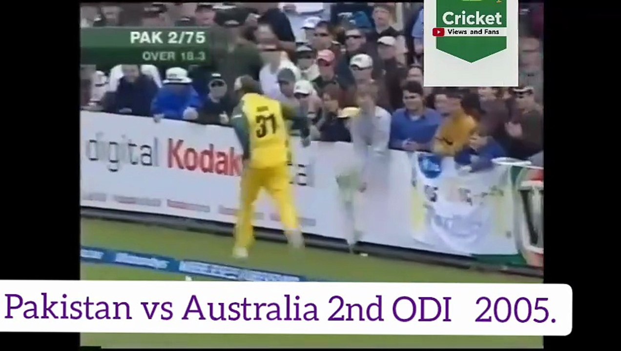 Pakistan vs Australia 2nd ODI at Hobart VB Series 2005 Full Highlights|