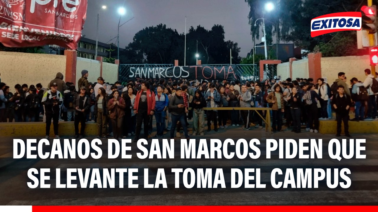 Decanos de San Marcos piden que se levante la t...