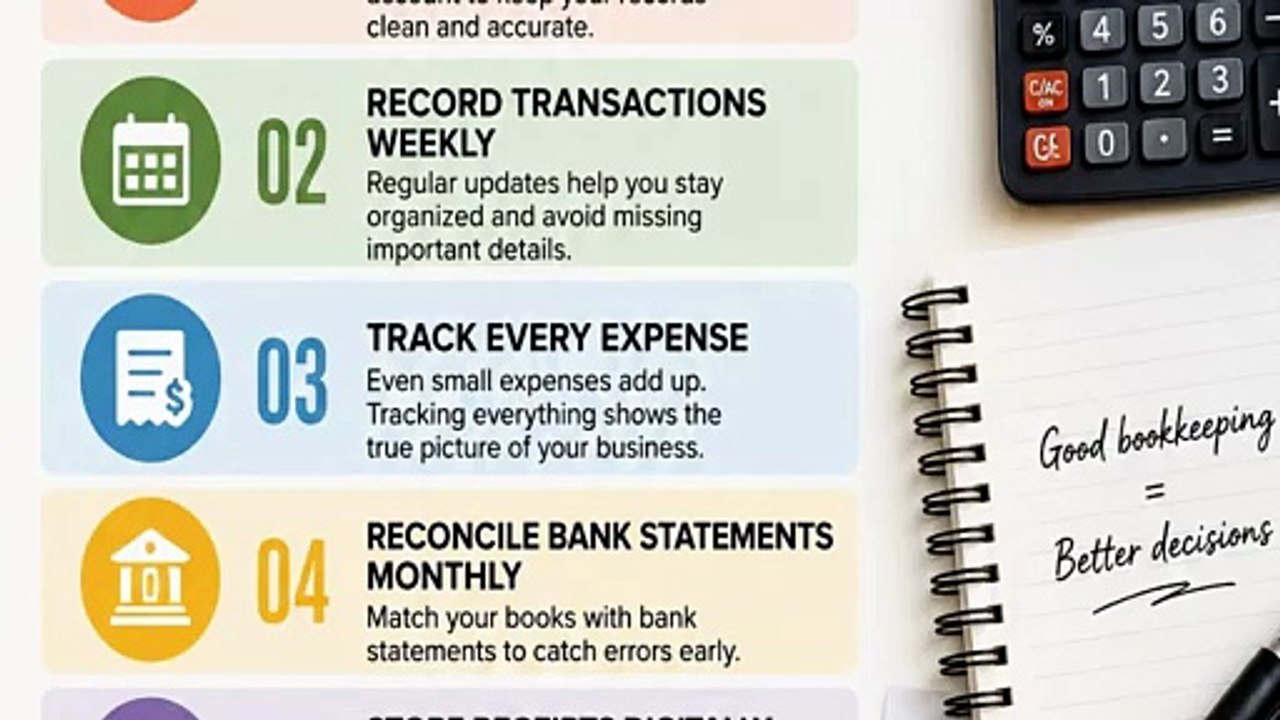 Simple Bookkeeping Tips Every Small Business Owner Should Know
