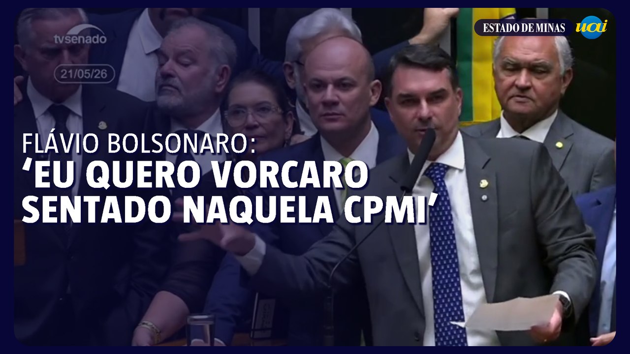 Flávio Bolsonaro desafia Vorcaro a testemunhar em CPMI do Master