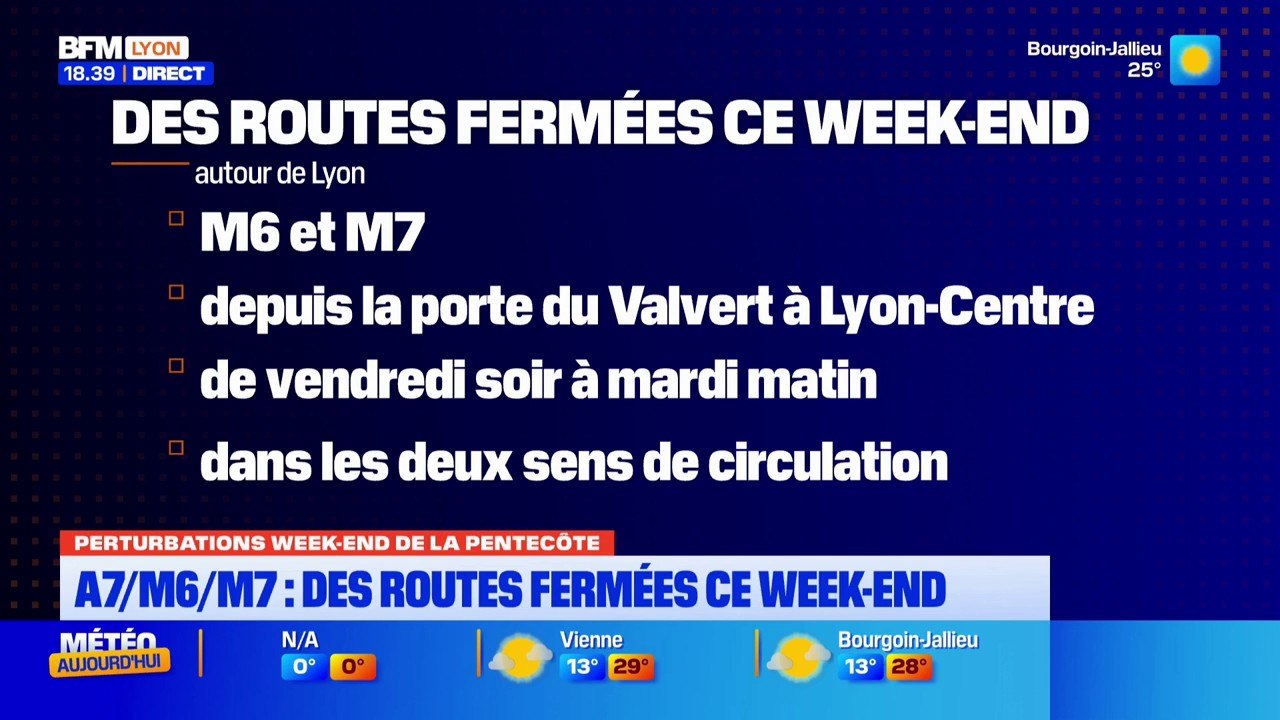 Attention aux routes fermées ce week-end