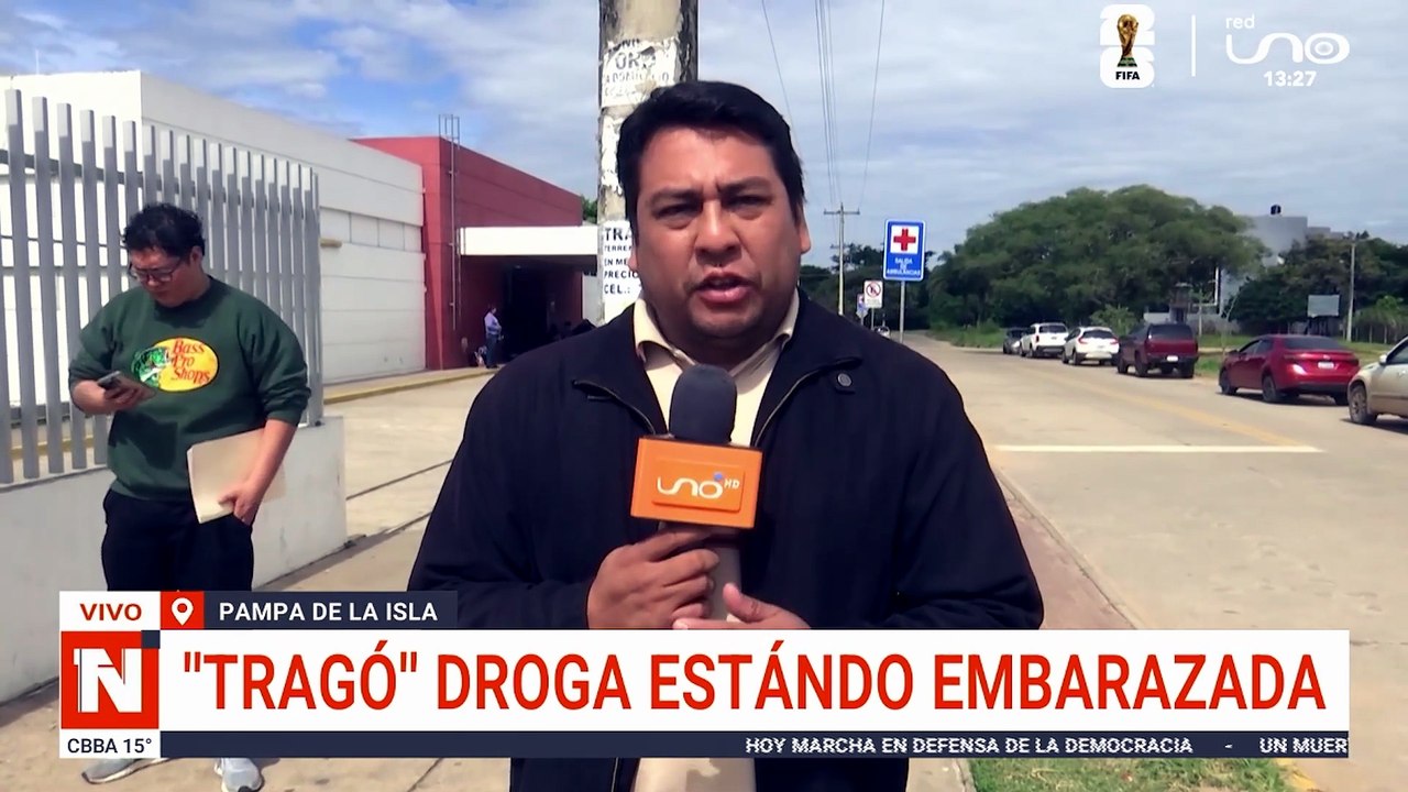 "Tragó" droga estando embarazada