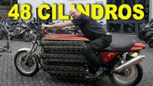 ¿Un moto con 48 cilindros? ¡Así es el impresionante Tinker Toy!