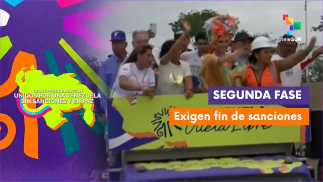 Pdta. (E) Delcy Rodríguez acompaña la segunda fase de la peregrinación