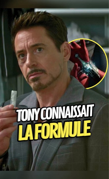 Iron-Man connaissait déjà la formule de la TOILE ? #captainamericacivilwar #spiderman #marvel #onregardequoi #tonystark