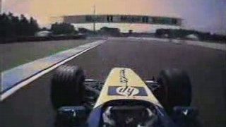 2003 Hockenheim Montoya onboard pole lap