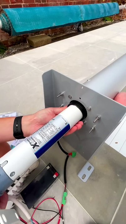 New solar roller and cover for the customer 😎 #satisfying #asmr