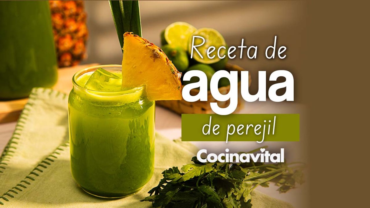 Agua de perejil con piña: receta en solo 15 minutos