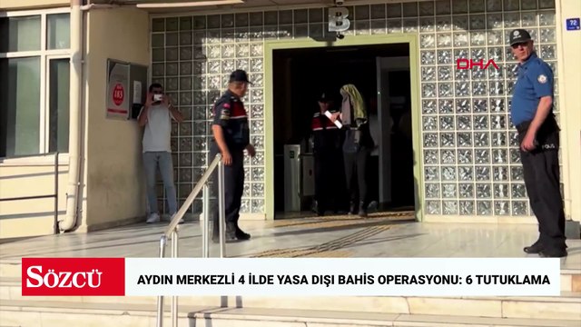 Aydın merkezli 4 ilde yasa dışı bahis operasyonu: 6 tutuklama
