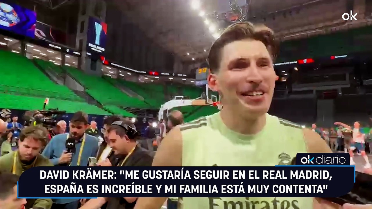 David Krämer: "Me gustaría seguir en el Real Madrid, España es increíble y mi familia está muy contenta"