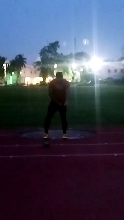 Hammer throw practice