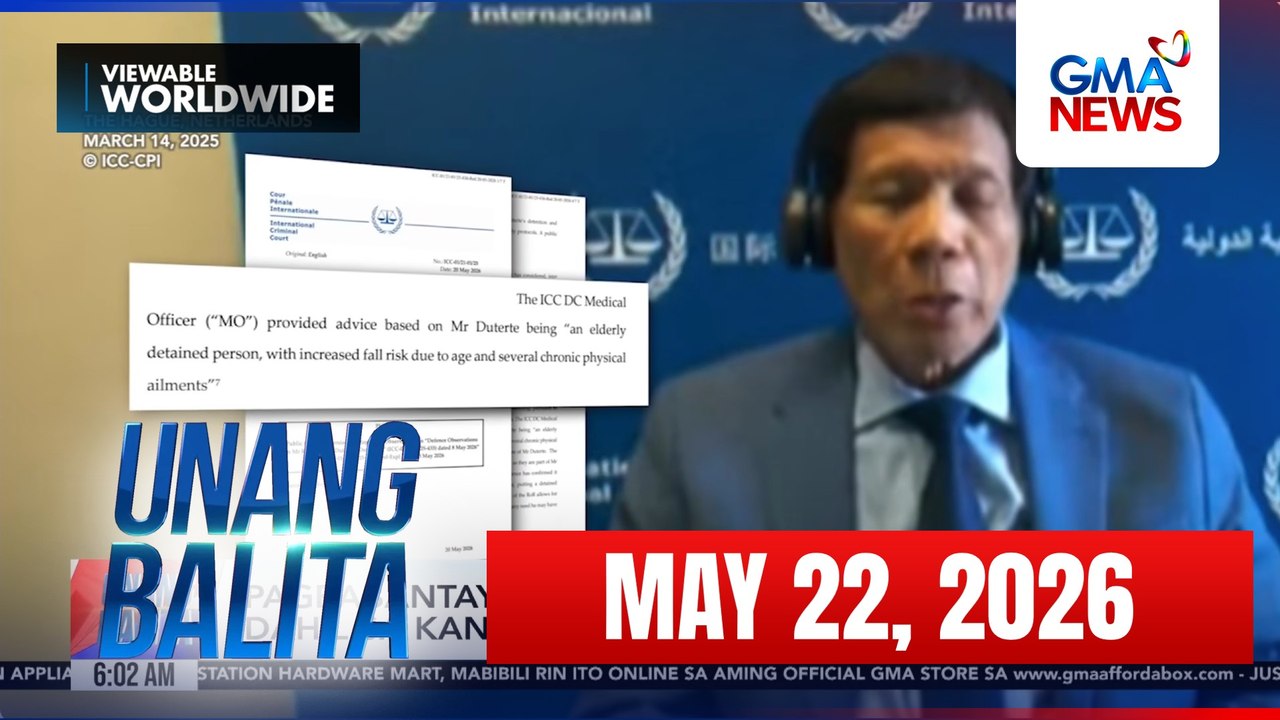 Unang Balita sa Unang Hirit: (Part 1) May 22, 2026 [HD]