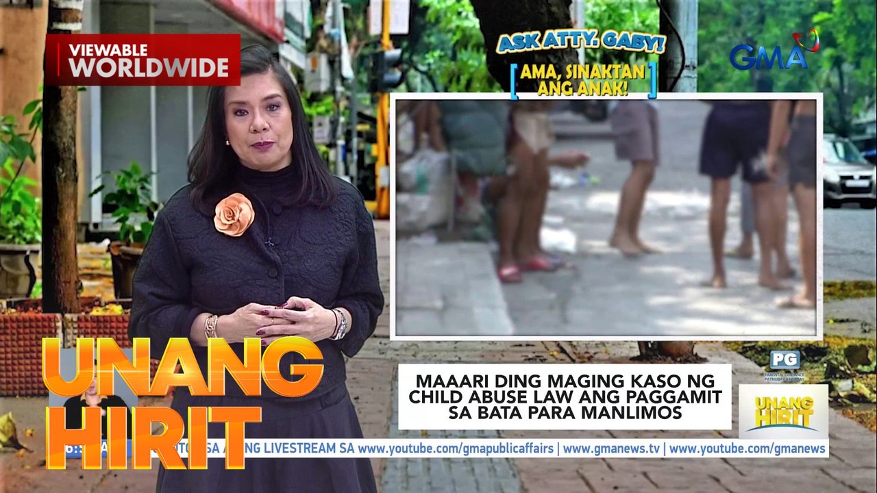 Ask Atty. Gaby - Ama na nanakit umano sa anak na nanlilimos, ano ang posibleng kaso? | Unang Hirit