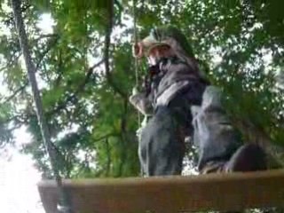 Léo-Paul pont de singe le 15 juin 2008