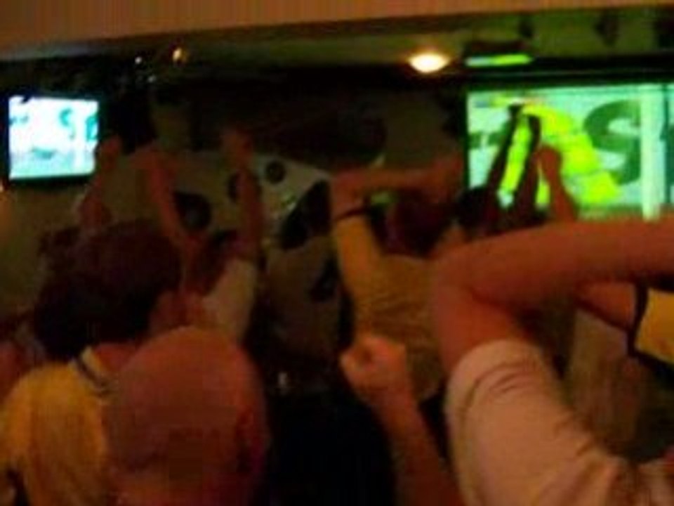 Denmark Whites Celebrating Leeds' Second Goal vs Carlisle