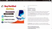 How to buy a verified PayPal account for business use