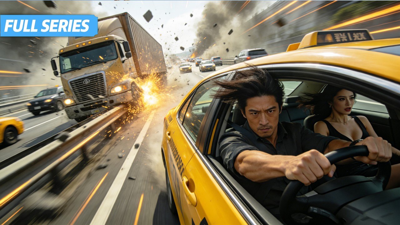 The taxi driver is hidden racing legend, delivering the beauty to her destination in only 10 seconds