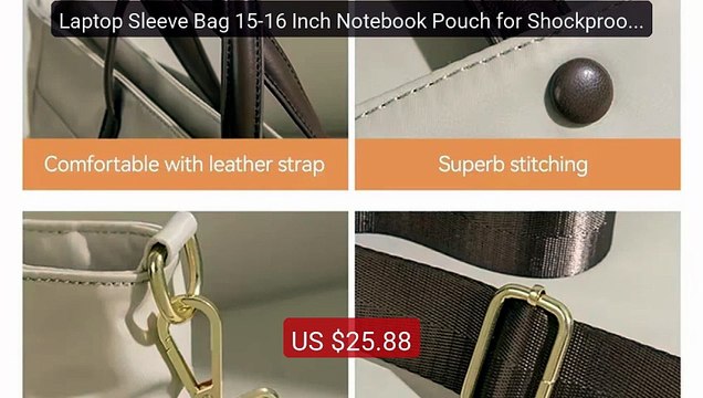Laptop Sleeve Bag 15-16 Inch Notebook Pouch for Shockproof Compute... Best Deal 2026 | Shop Now!