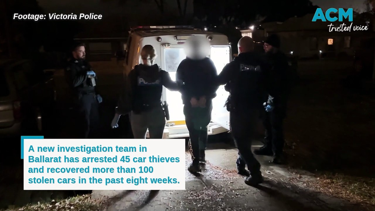 How a new police team is addressing Ballarat's vehicle theft crime wave - May 22, 2026