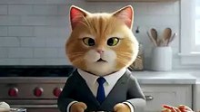 😺🐟 Cat Becomes a Food Critic  Talking About Fish!