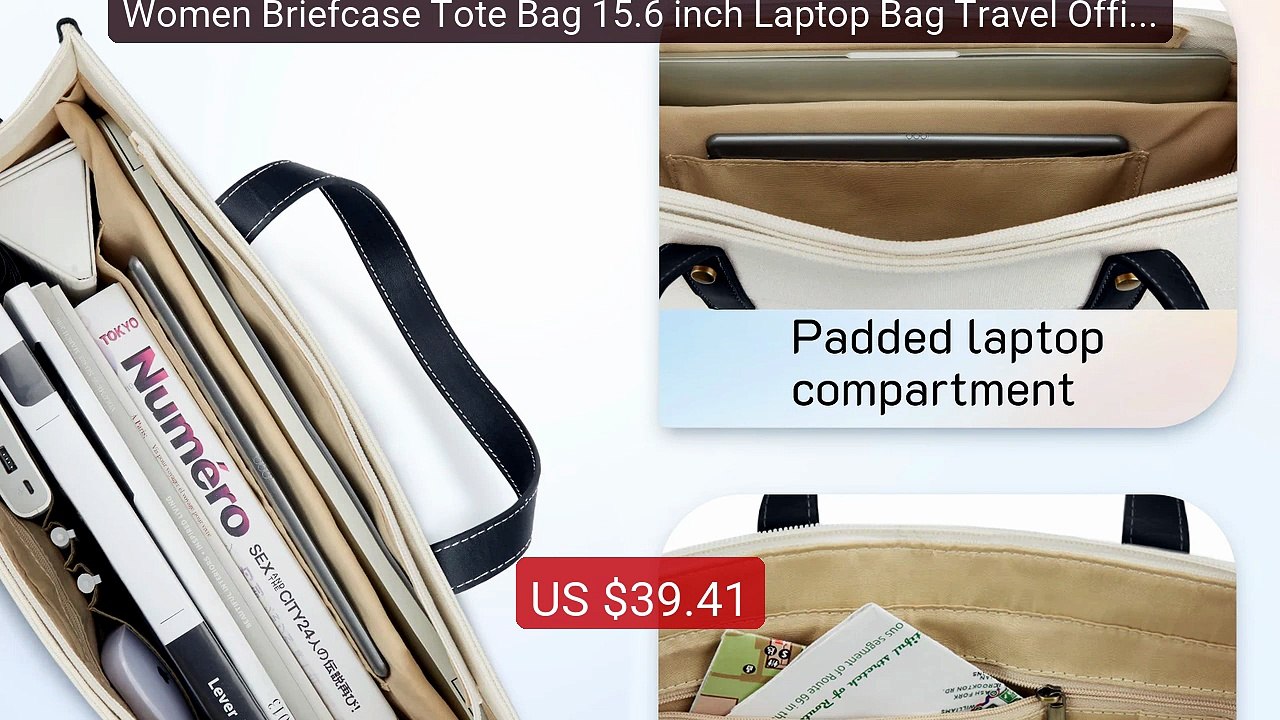 Women Briefcase Tote Bag 15.6 inch Laptop Bag Travel Office... -- Top Pick 2026 | Unbeatable Price!