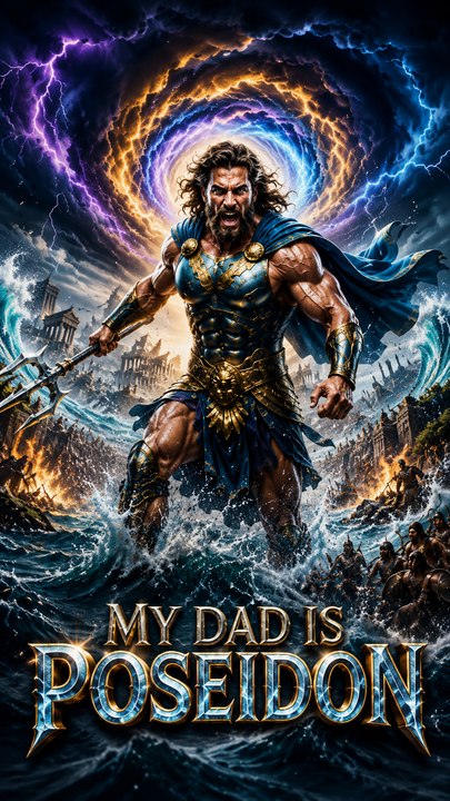 My dad is poseidon - full ep | greek mythology, superpower fantasy & short drama (engsub)