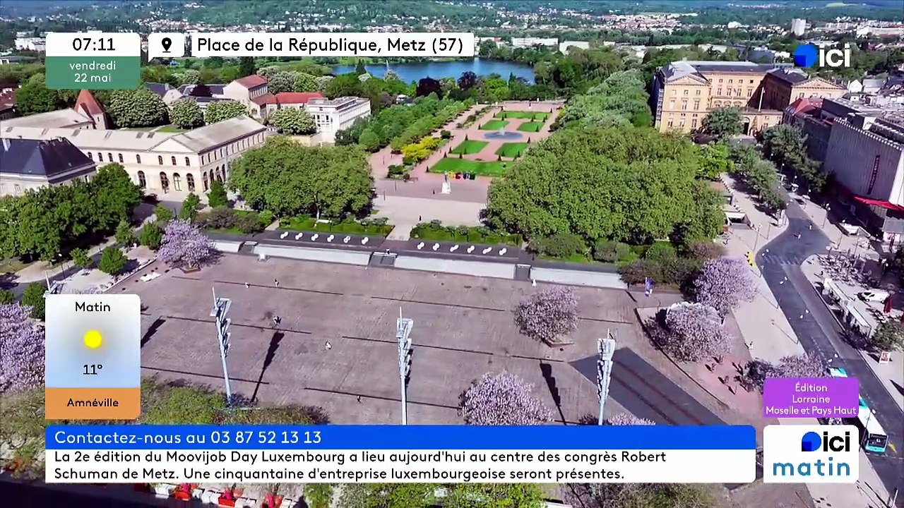 22/05/2026 -  ici matin par Ici Lorraine (Moselle et Pays Haut) en vidéo
