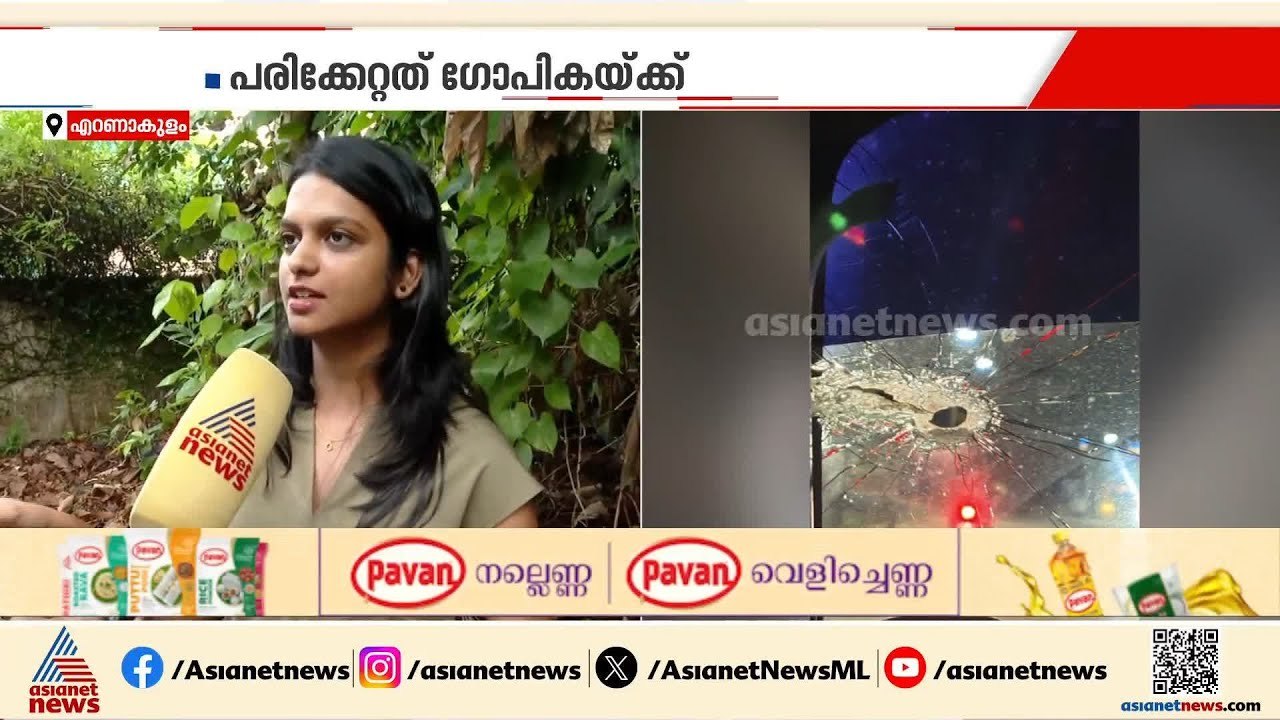 നിർമാണം നടക്കുന്ന കൊച്ചി മെട്രോ പില്ലറിൽ നിന്ന് കമ്പി താഴെ വീണു, കാർ യാത്രക്കാരിക്ക് പരിക്ക്